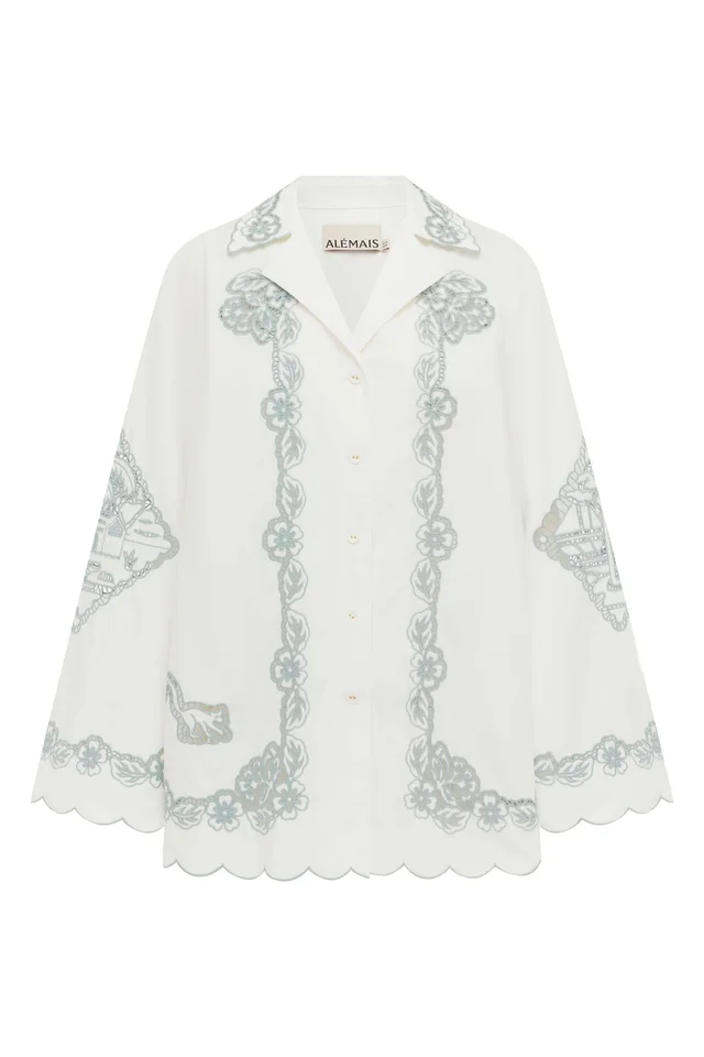 2601 - SUMMER 26 LOUIE EMBROIDERED SHIRT from Alemais, photo 1 of 1