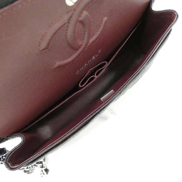 Chanel Caviar Skin Shoulder Bag in Black Calfskin from LuxUness, photo 7 of 8