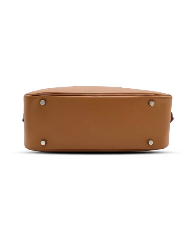 Hermès Plume 28 Naturel Veau Chamonix Hand Bag 2004 Square H Palladium Hardware in Calfskin from Luxury Promise, photo 5 of 14