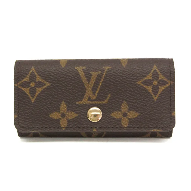 Louis Vuitton 4 Key Holder M62631 Men,Women Monogram Key Case Brown in Brown Monogram from Elady
