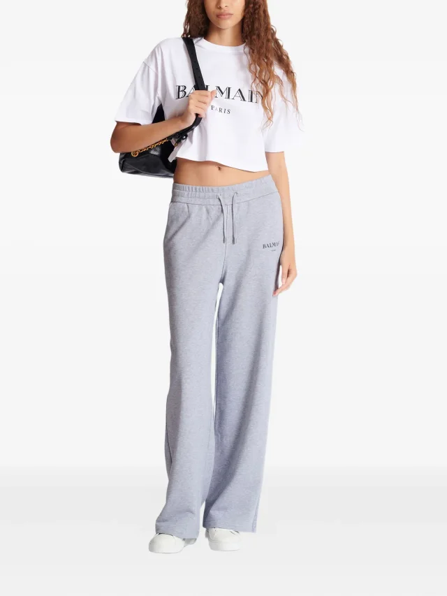 Balmain logo-print T-shirt, photo 2 of 2 from FARFETCH