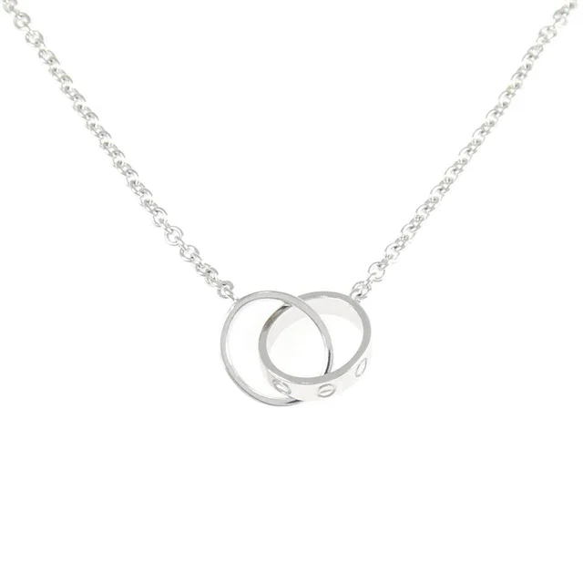Cartier Baby Love 750 White Gold Necklace in White from LuxUness