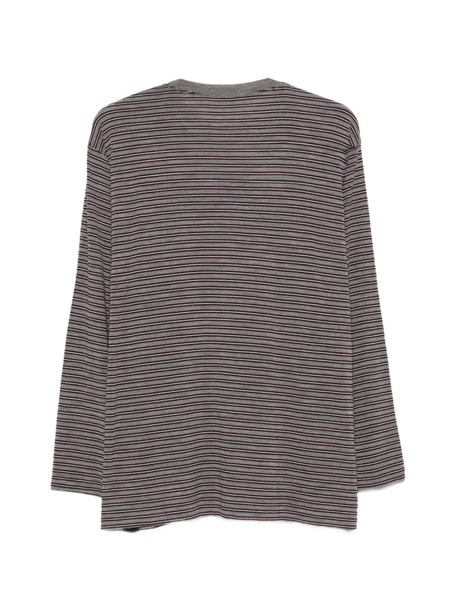 Auralee striped long-sleeve T-shirt, photo 2 of 2 from SENSER