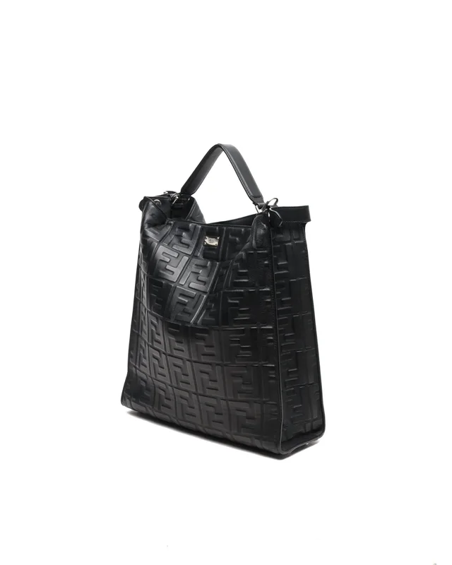 Fendi Peekaboo X-Lite Tote Bag in Leather from A Retro Tale, photo 3 of 7