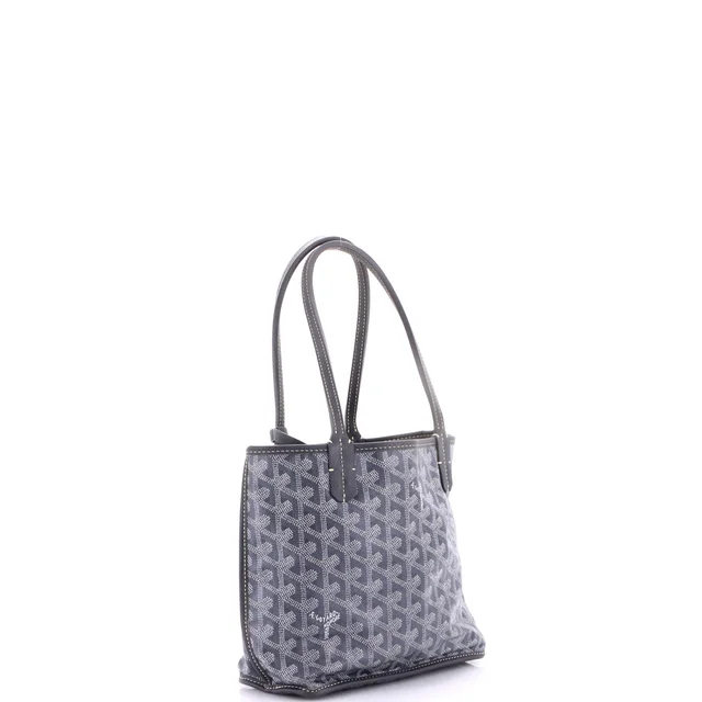 Goyard Anjou Reversible Tote Coated Canvas Mini in gray Coated canvas from Rebag, photo 3 of 8