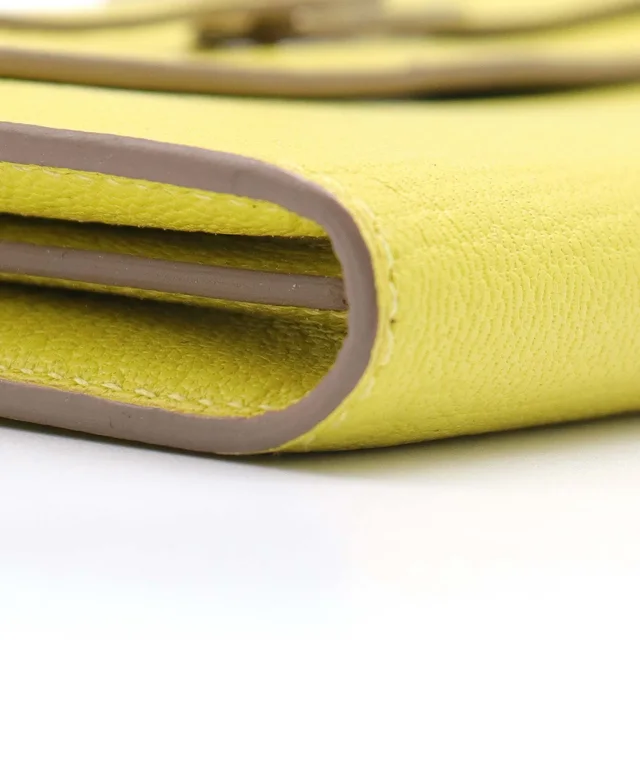 Hermès Kelly Classique To Go Wallet Yellow in Yellow from Luxury Promise, photo 8 of 14