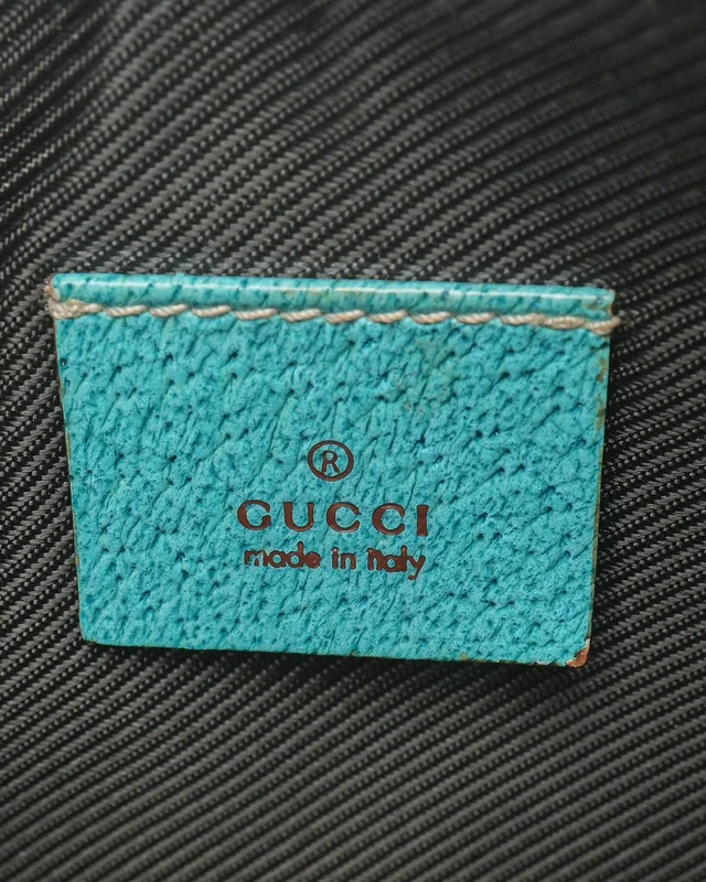 Gucci GG Canvas Leather Pouch in Canvas from A Retro Tale, photo 7 of 8