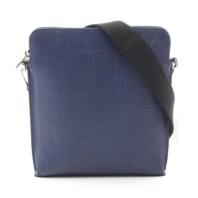 Loewe Goya Crossbody Bag Shoulder Leather Blue in blue Leather from Poshmark