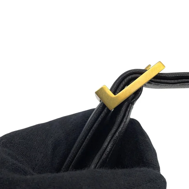 Saint Laurent Calypso Mini Hobo Bag Black791484 Lambskin in Lambskin from GALLERY RARE, photo 15 of 16