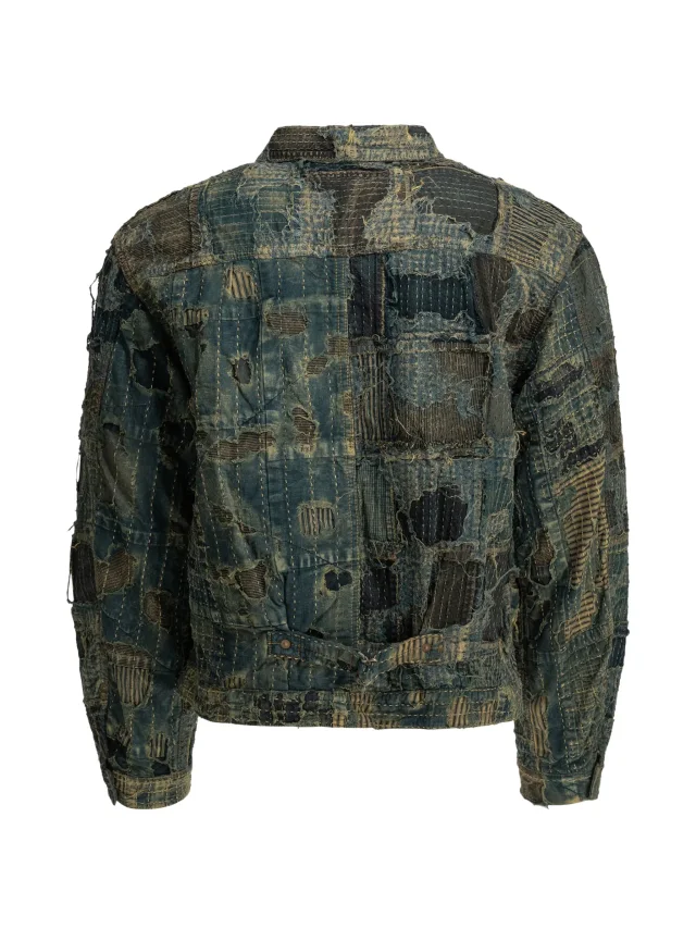 KAPITAL Boro patchwork denim jacket, photo 2 of 2 from FARFETCH