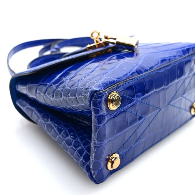 Louis Vuitton Alligator Rose Des Vents Mini in Pink Crocodile from FASHIONPHILE, photo 8 of 9