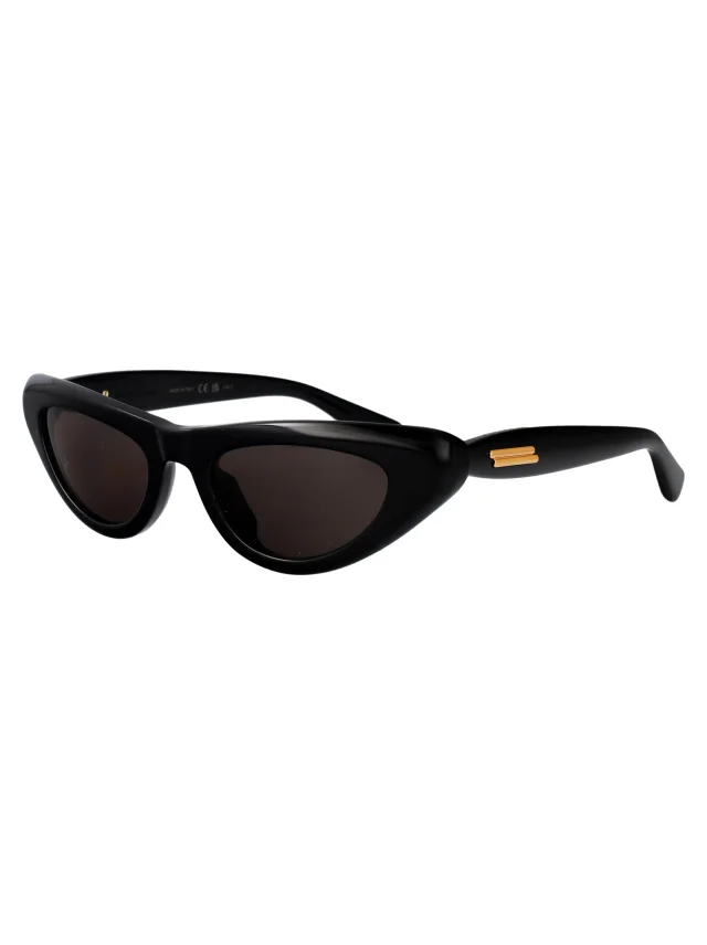 Bottega Veneta Bv1450s Cat-Eye Acetate Sunglasses — Black in Black from HEWI, photo 2 of 3