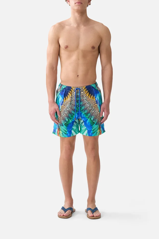 Camilla eBoutique MID LENGTH BOARDSHORT WITH ELASTIC WAIST JUNGLE FLIGHT from CAMILLA, photo 1 of 1