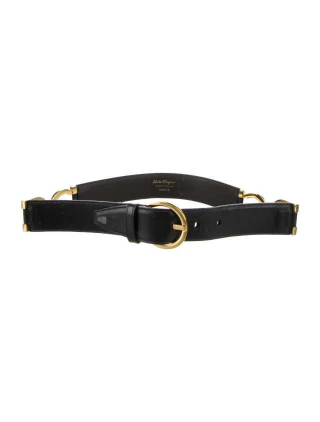 Ferragamo belts in blue Leather from The RealReal