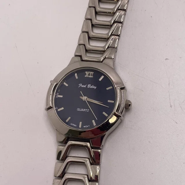 FRED Belay Womens Silver Watch Works New Battery in gray|silver|red from Poshmark