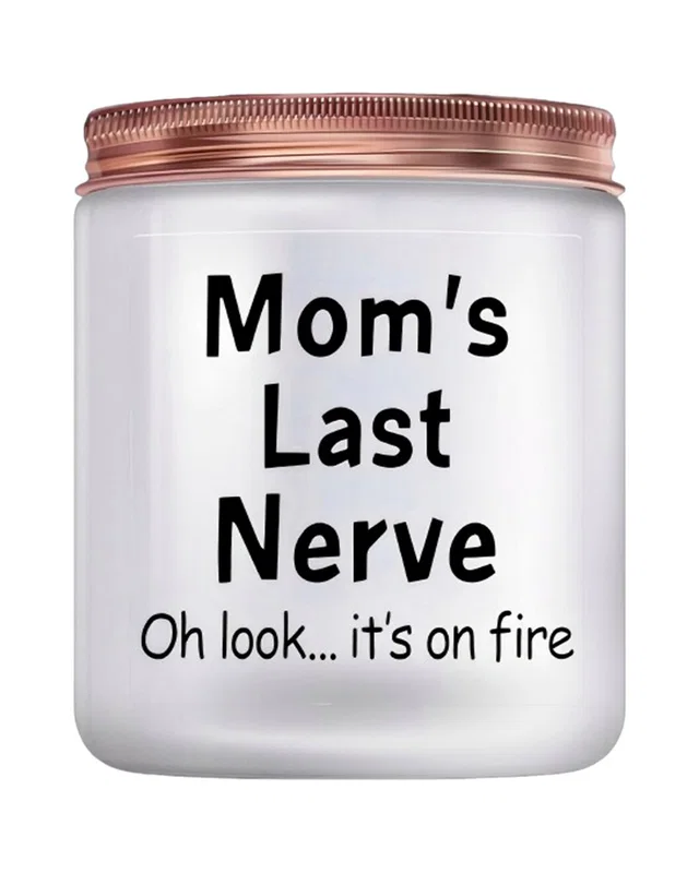 Lovery Vanilla Scented Soy Wax Candle "Mom's Last Nerve", image 1 of 1 from Rue La La