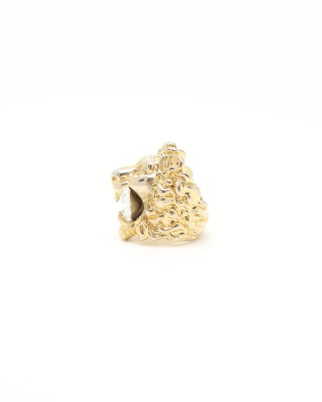 Gucci Lion Rhinestone Ring from A Retro Tale, photo 2 of 5