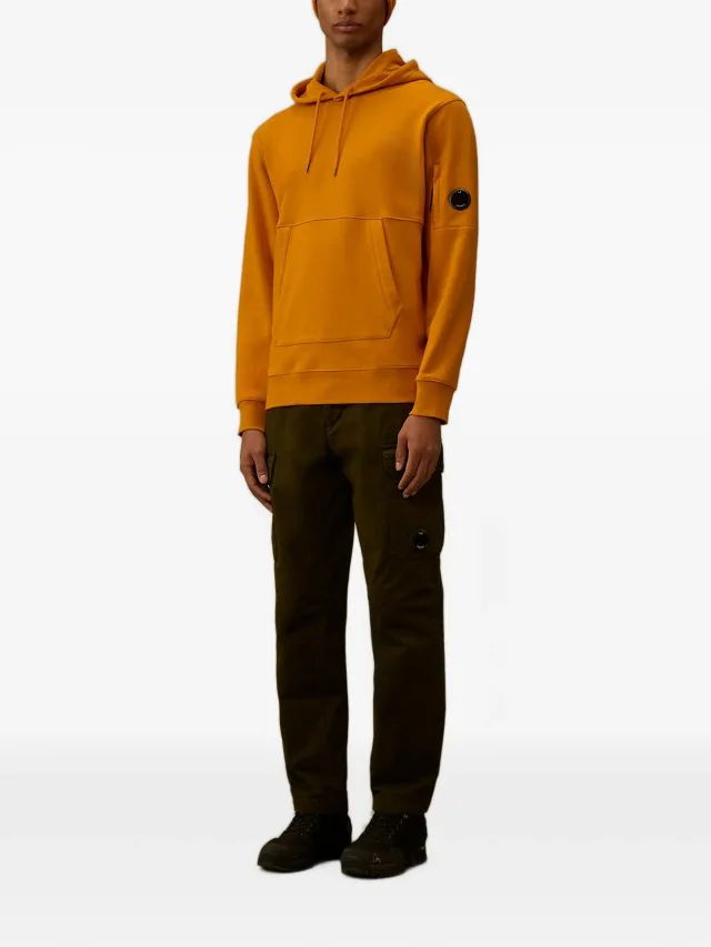 C.P. Company diagonal raised fleece hooded lens sweatshirt, photo 2 of 2 from FARFETCH