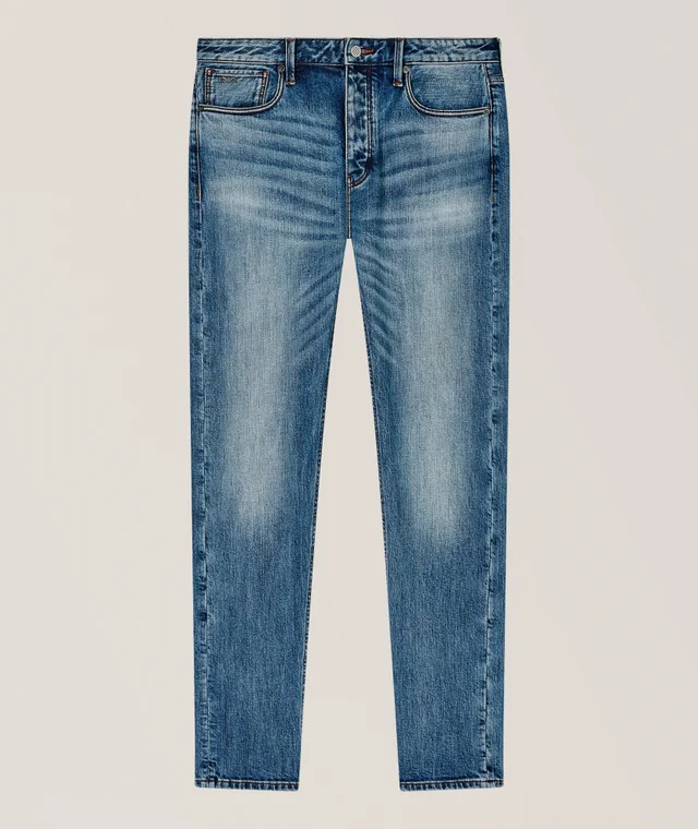J75 Slim-Fit Cotton-Lyocell Jeans in Blue, image 1 of 1 from Harry Rosen