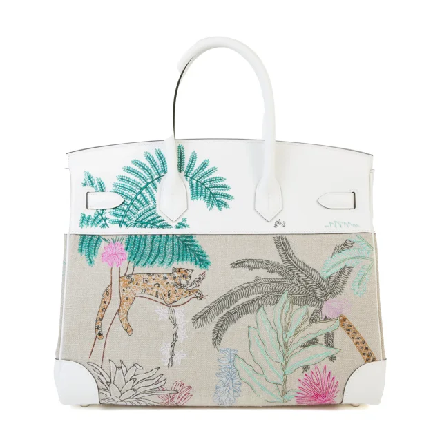 Hermès Birkin 35 Faubourg Tropical White (01) in White Swift leather from Ginza Xiaoma, photo 2 of 4