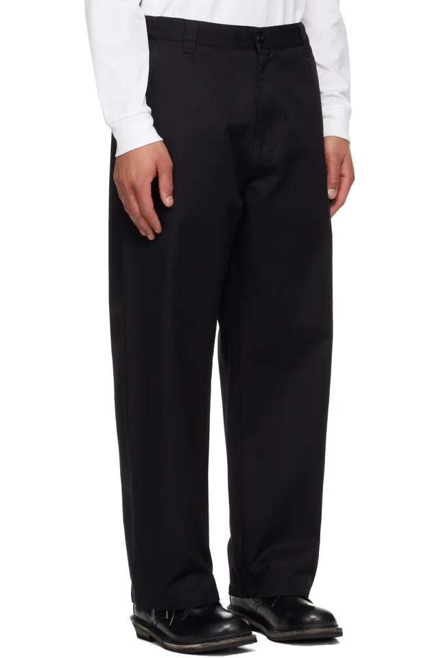 Carhartt Work In Progress Black Brady Trousers, photo 2 of 2 from SSENSE