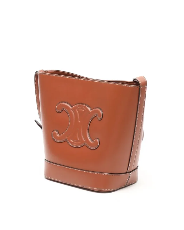 Celine Small Bucket Cuir Triomphe Bag in Calfskin from A Retro Tale, photo 2 of 11