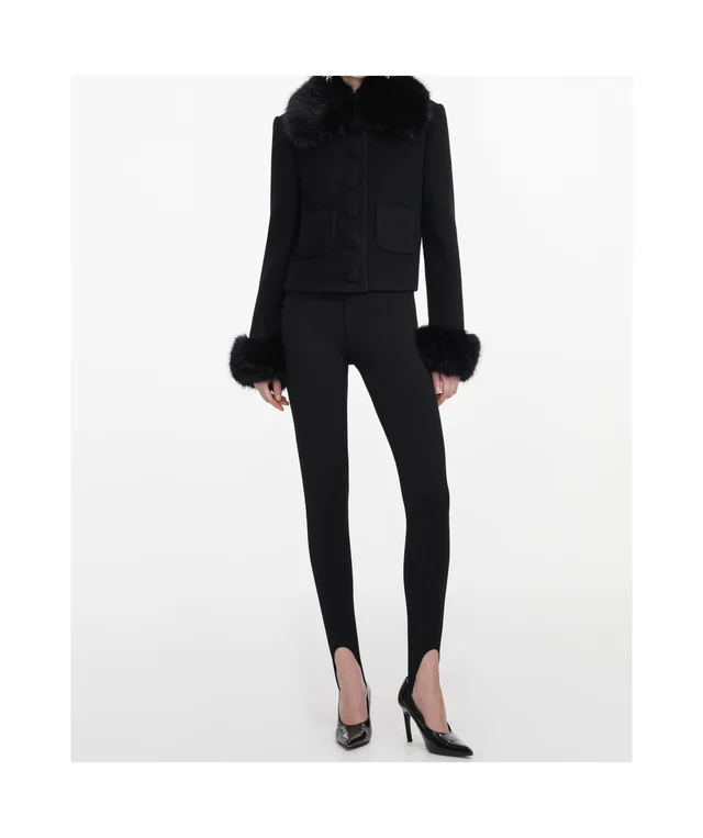 Self-Portrait Jacket with fur cuffs, photo 2 of 4 from SENSER