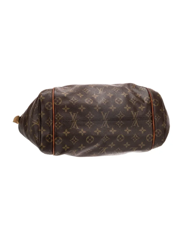Louis Vuitton Tote Shoulder in Brown Coated canvas from The RealReal, photo 5 of 6