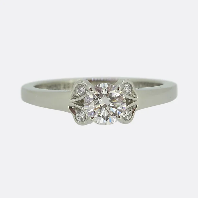 Cartier 0.46 Carat Diamond Ballerine Ring from The Vintage Jeweller