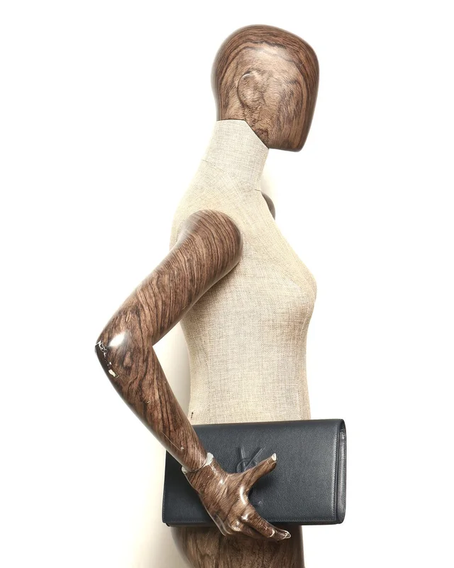 Saint Laurent Belle de Jour Clutch Bag in Satin from A Retro Tale, photo 7 of 7