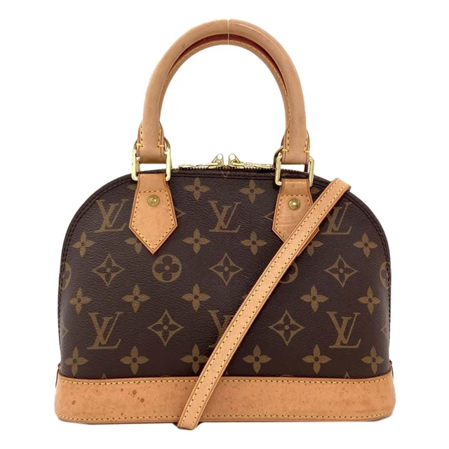 Louis Vuitton Alma BB Handbag Monogram Canvas in Coated canvas from The Reluxe