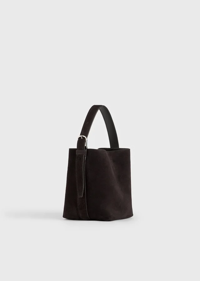 Toteme belted suede tote bag, photo 2 of 7 from SENSER