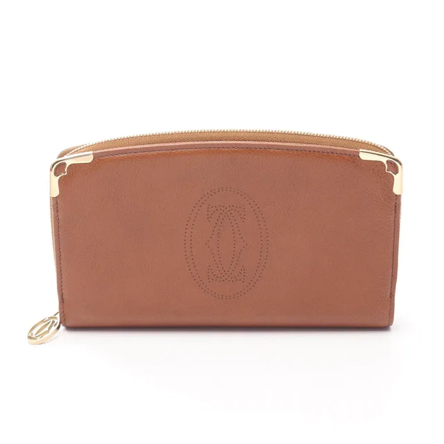 Cartier Marcello Leather Long Wallet in Leather from LuxUness