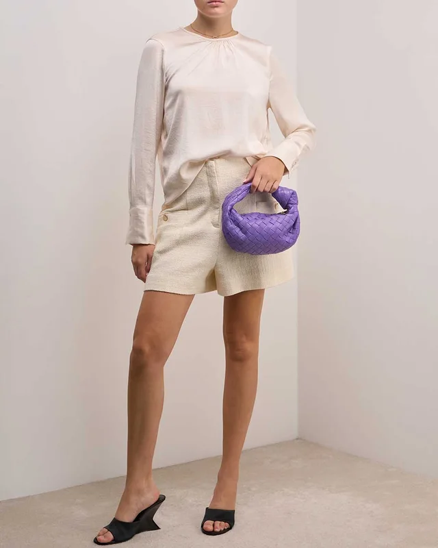 Bottega Veneta Jodie Mini Lamb Purple in Violet Lambskin from SACLÀB, photo 2 of 9