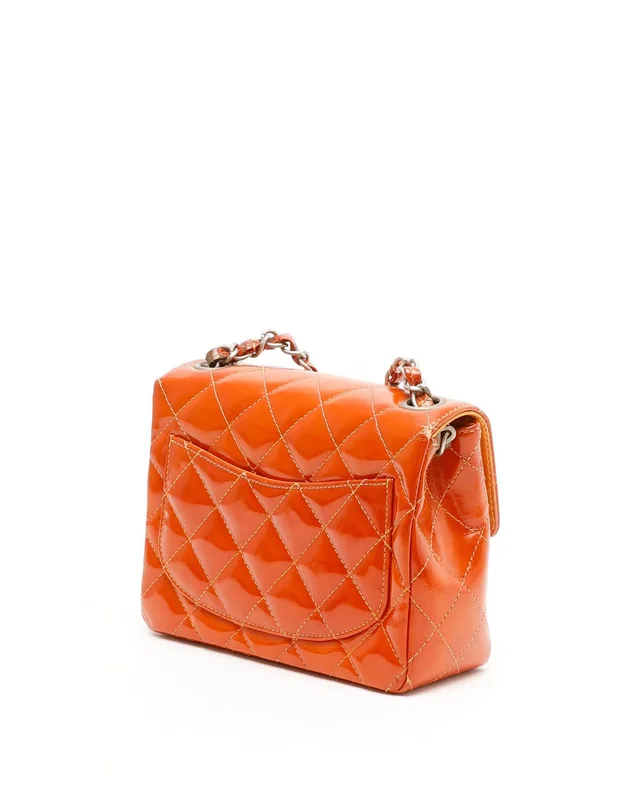 Chanel Classic Square Patent Single Flap Bag in Patent leather from A Retro Tale, photo 3 of 14