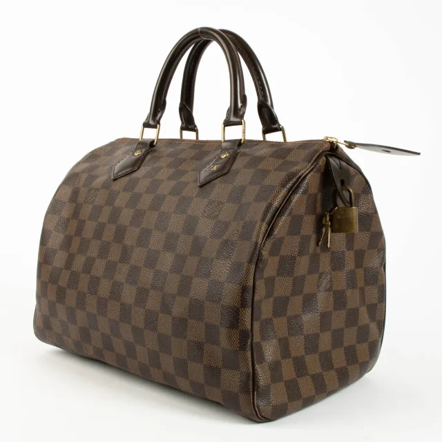 Louis Vuitton Speedy 30 Damier Ebene Bag in Brown Canvas from Labellov, photo 2 of 5