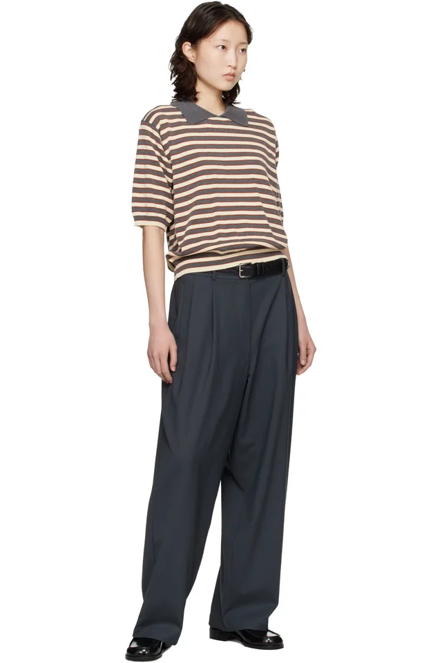 Cordera Gray Tailored Masculine Trousers, photo 5 of 5 from SSENSE