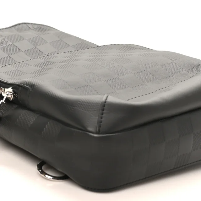 Louis Vuitton Damier Infini Avenue Sling Bag Onyx in Nylon from FASHIONPHILE, photo 8 of 9