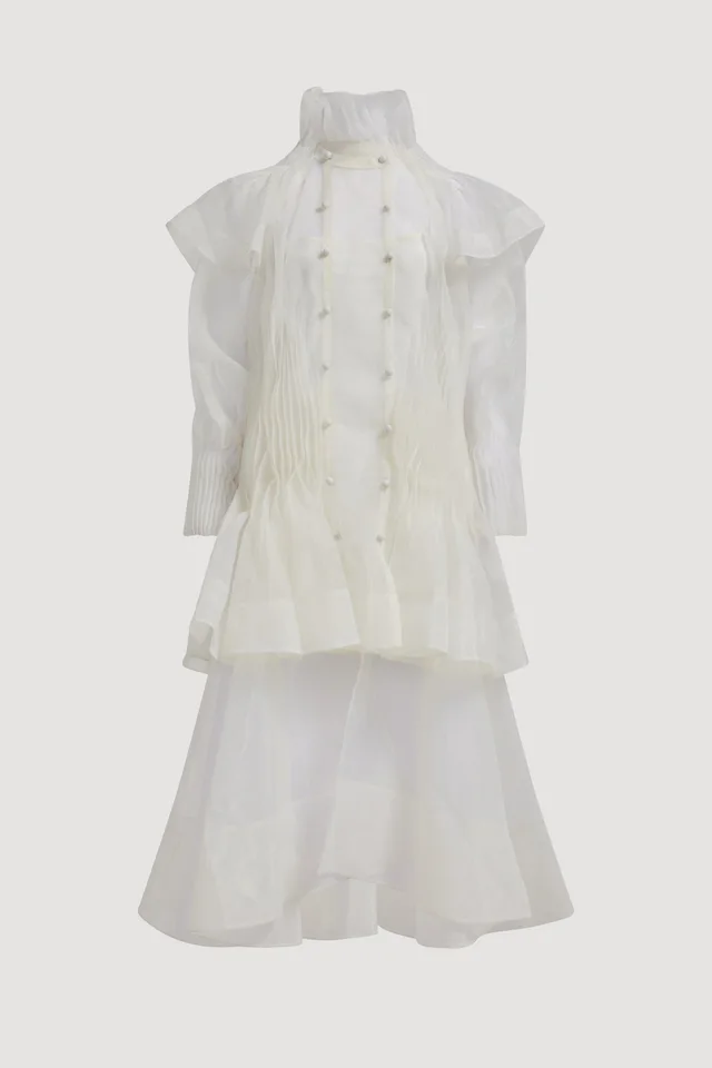 AJE Mirella Trench in White from Aje, photo 1 of 1