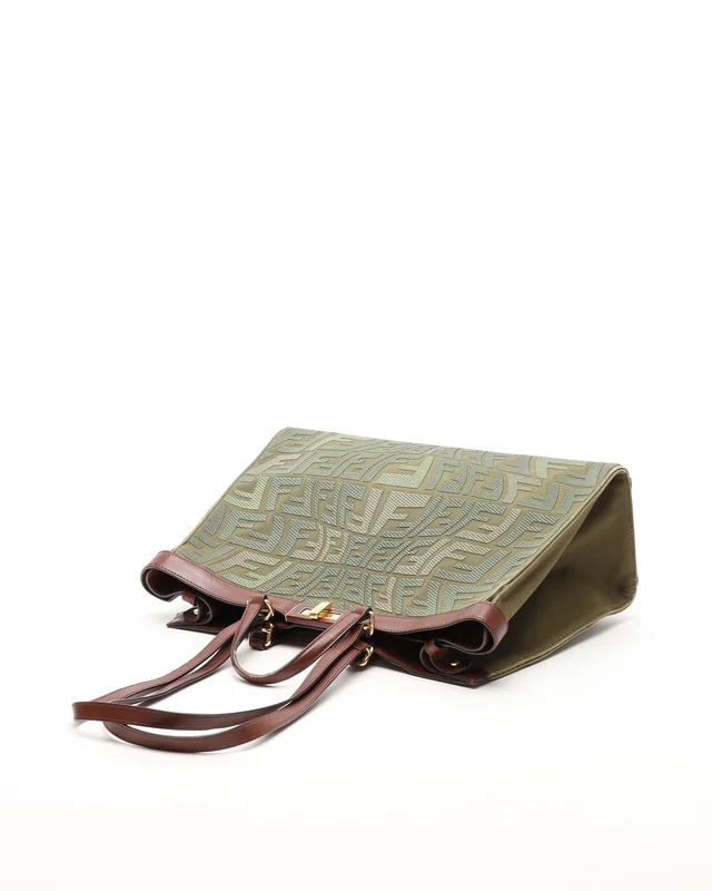 Fendi Peekaboo X Tote Bag in Canvas from A Retro Tale, photo 5 of 8