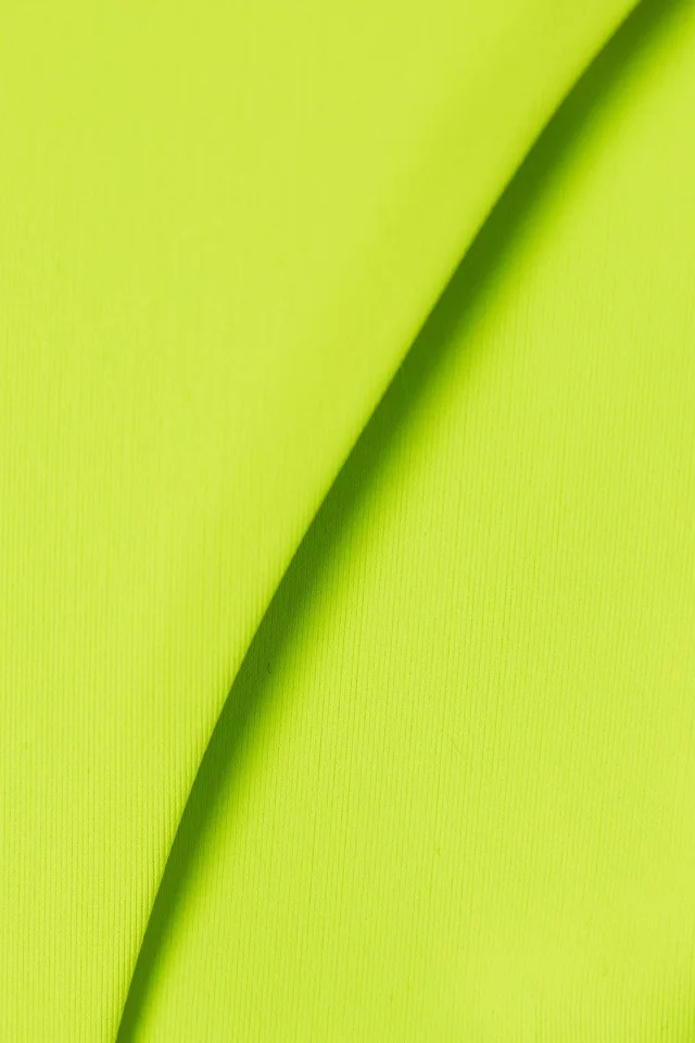 Mara Hoffman Reva Mid-Rise Bikini Briefs in Chartreuse, photo 4 of 4 from THE OUTNET