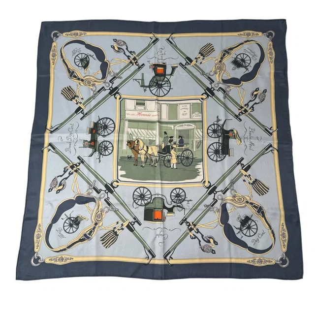Hermès Scarf Carre 70 Palonniers in Silk from The Reluxe