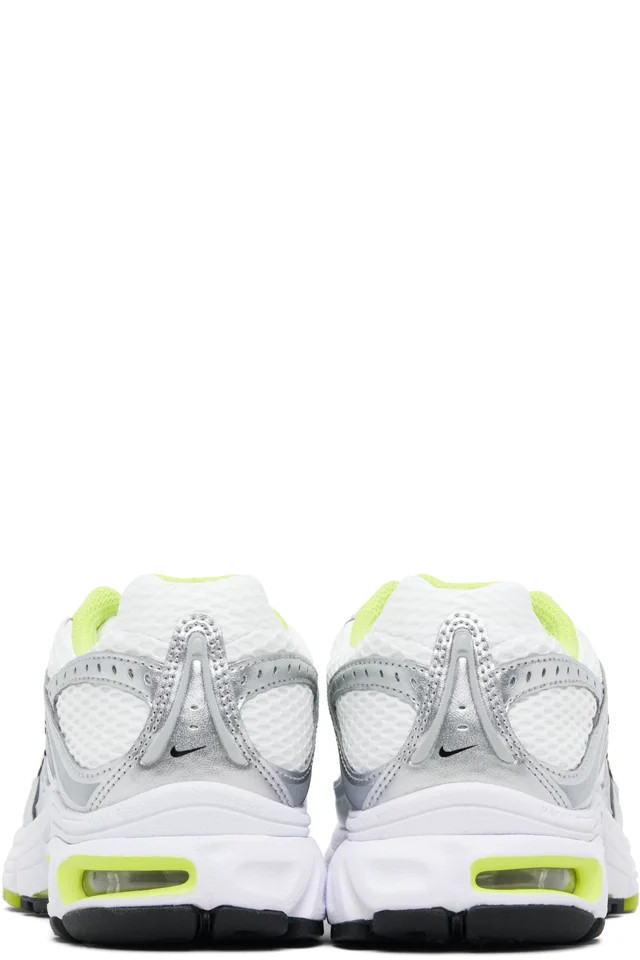 Nike White & Silver Air Max Moto 2K Sneakers, photo 2 of 5 from SSENSE