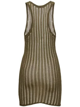 Tropic Of C Short dress with round neckline in 72% Organic Cotton, 28% Recycled Nylon, photo 5 of 5 from LUISAVIAROMA