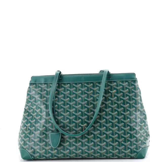 Goyard Pm Bellechasse Bag Coated Canvas in green Coated canvas from Poshmark