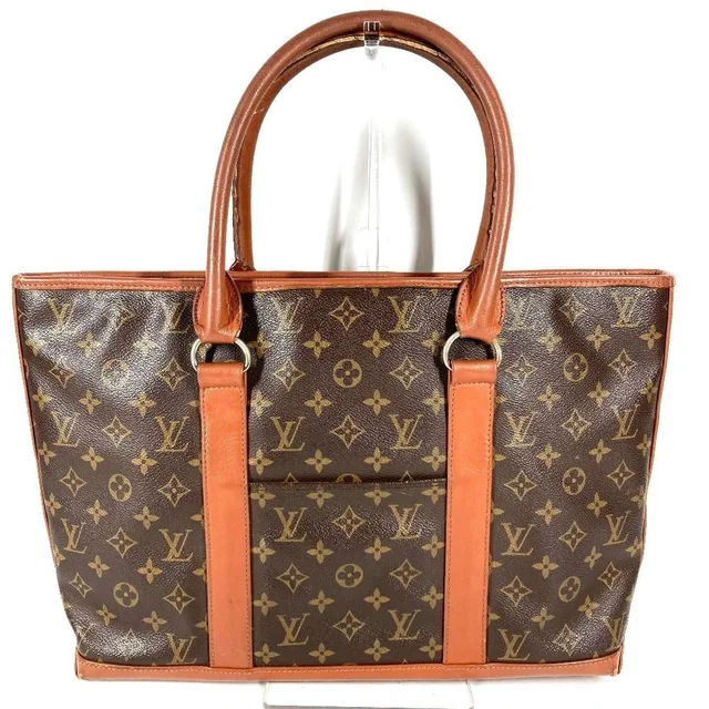 Louis Vuitton Shoulder Bag Weekend PM Monogram Canvas Brown in Brown Coated canvas from The Reluxe