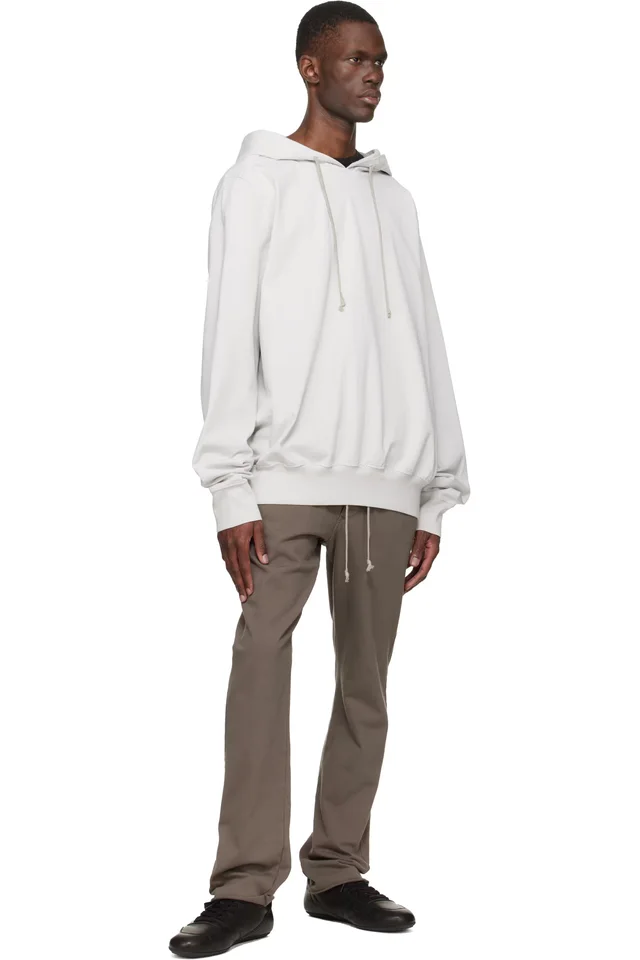 Rick Owens DRKSHDW Off-White Temple Oversized Hoodie, photo 4 of 4 from SSENSE
