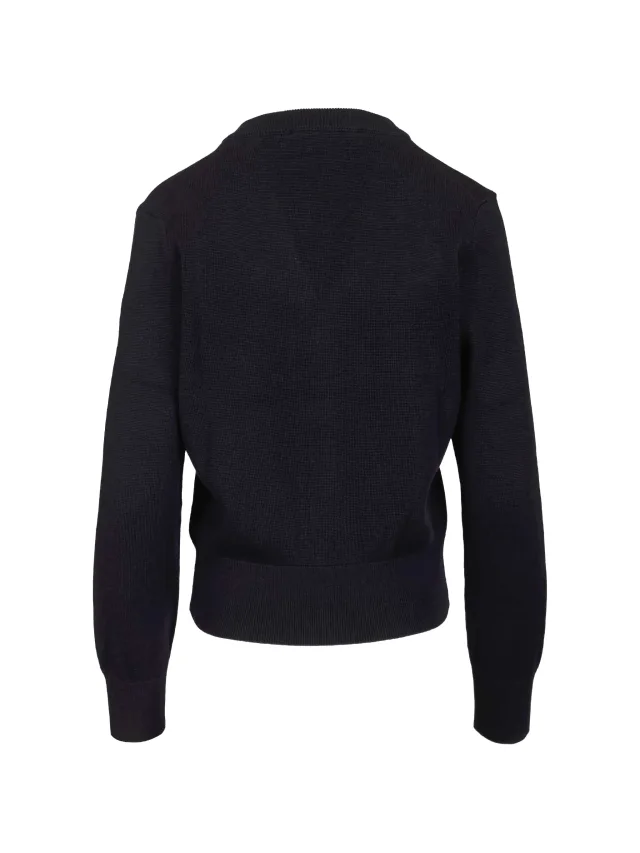AMI Paris Ami de Coeur V-neck cardigan, photo 2 of 2 from FARFETCH
