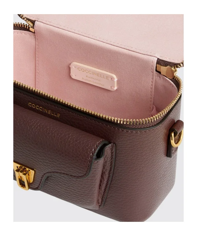 Coccinelle mini Beat Generation grained-leather tote bag, photo 4 of 4 from SENSER