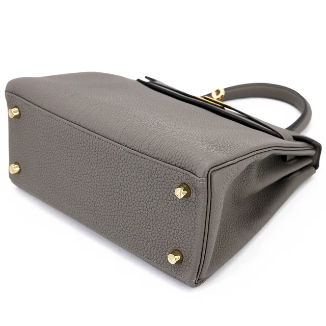 Hermès Kelly 25 Gris Meyer (0L) in Grey Togo leather from Ginza Xiaoma, photo 4 of 4